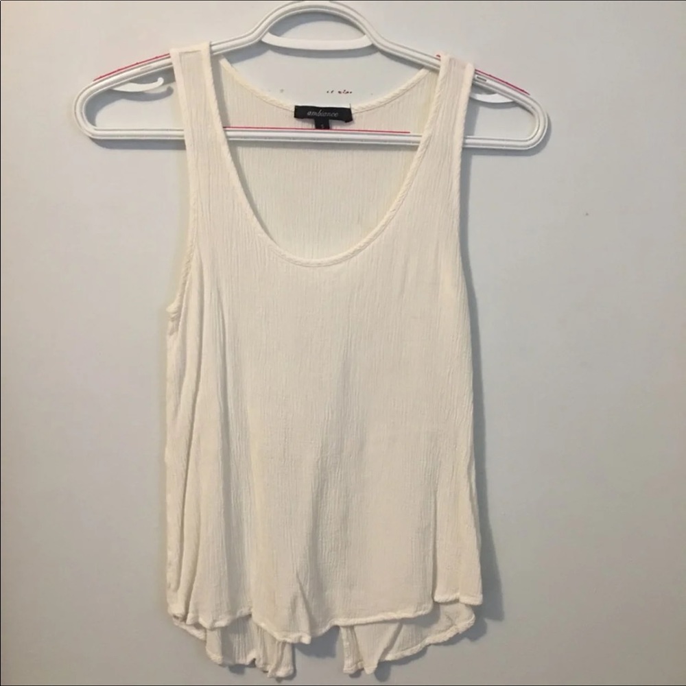 White tank top